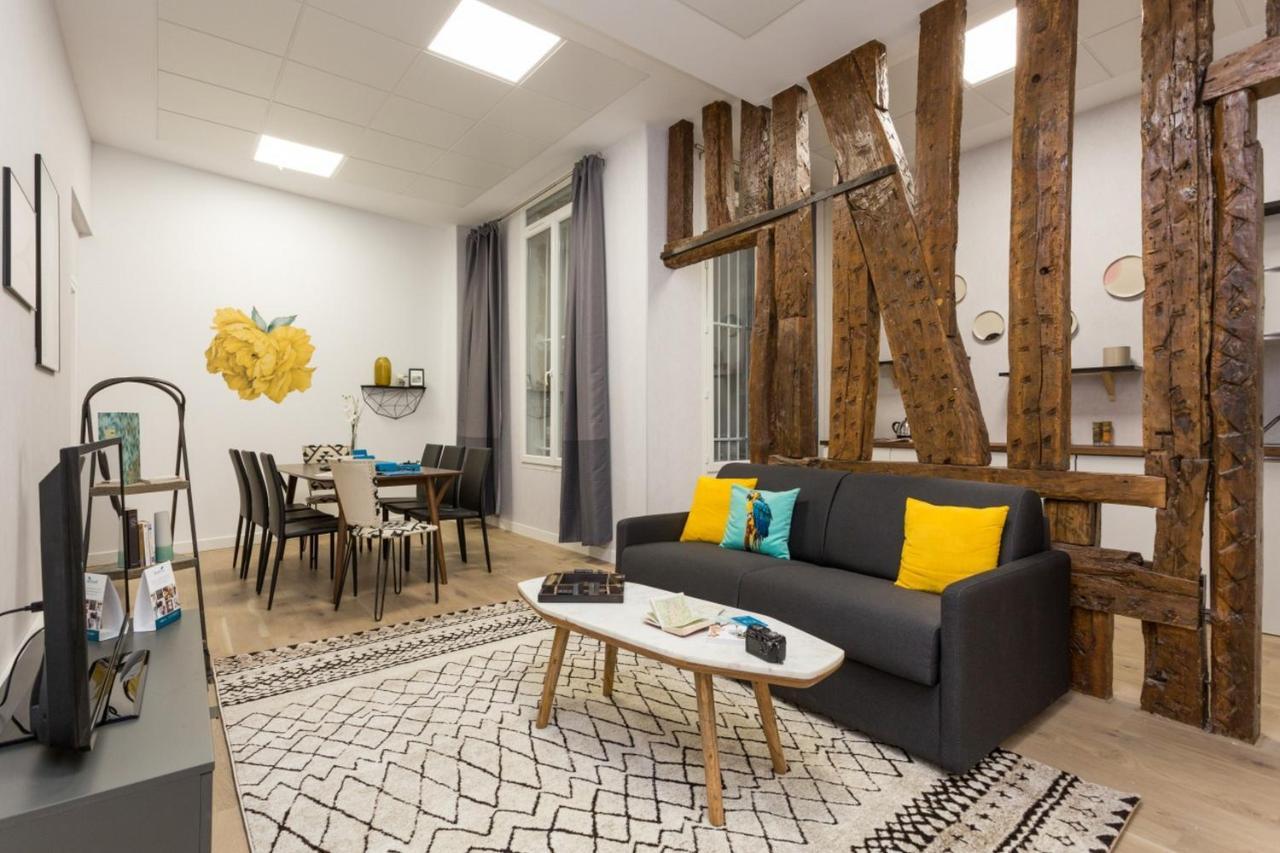 96 négyzetméteres, 3 hálószobás Apartman 1 fürdőszobával 2. - Louvre - Bourse területén Párizs Kültér fotó